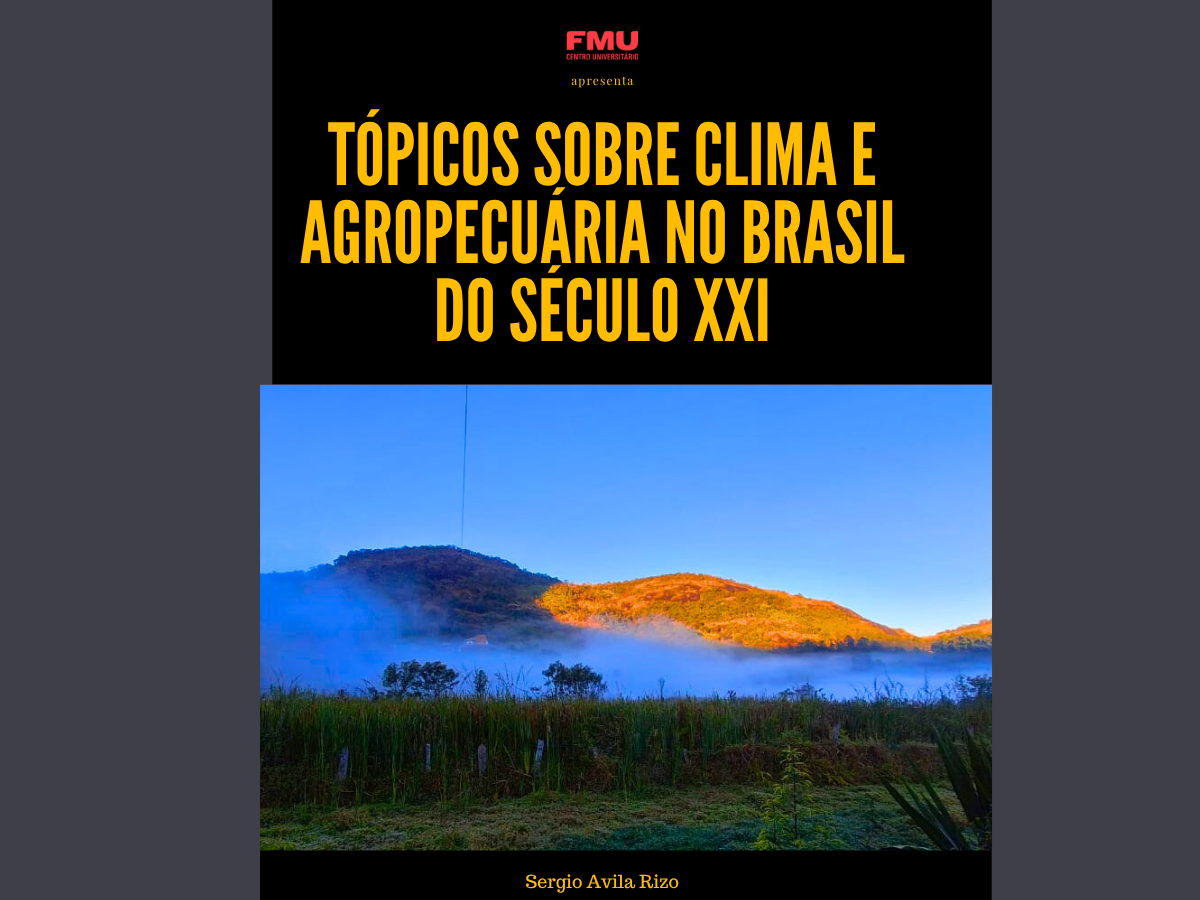 Capa do livro Tópicos sobre clima e agropecuária no Brasil do século XXI