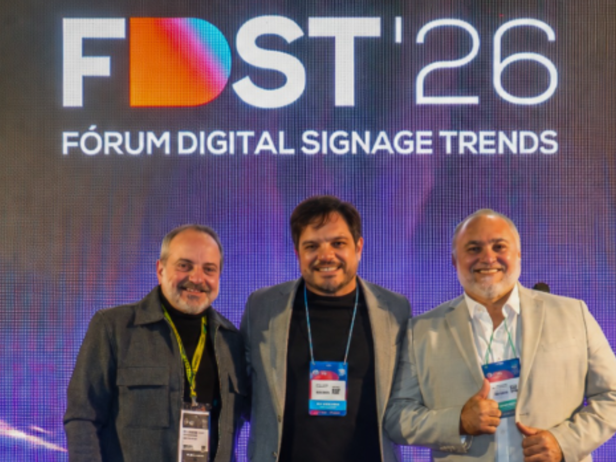 Sergio Avila Rizo no Fórum Digital Signage Trends 2026